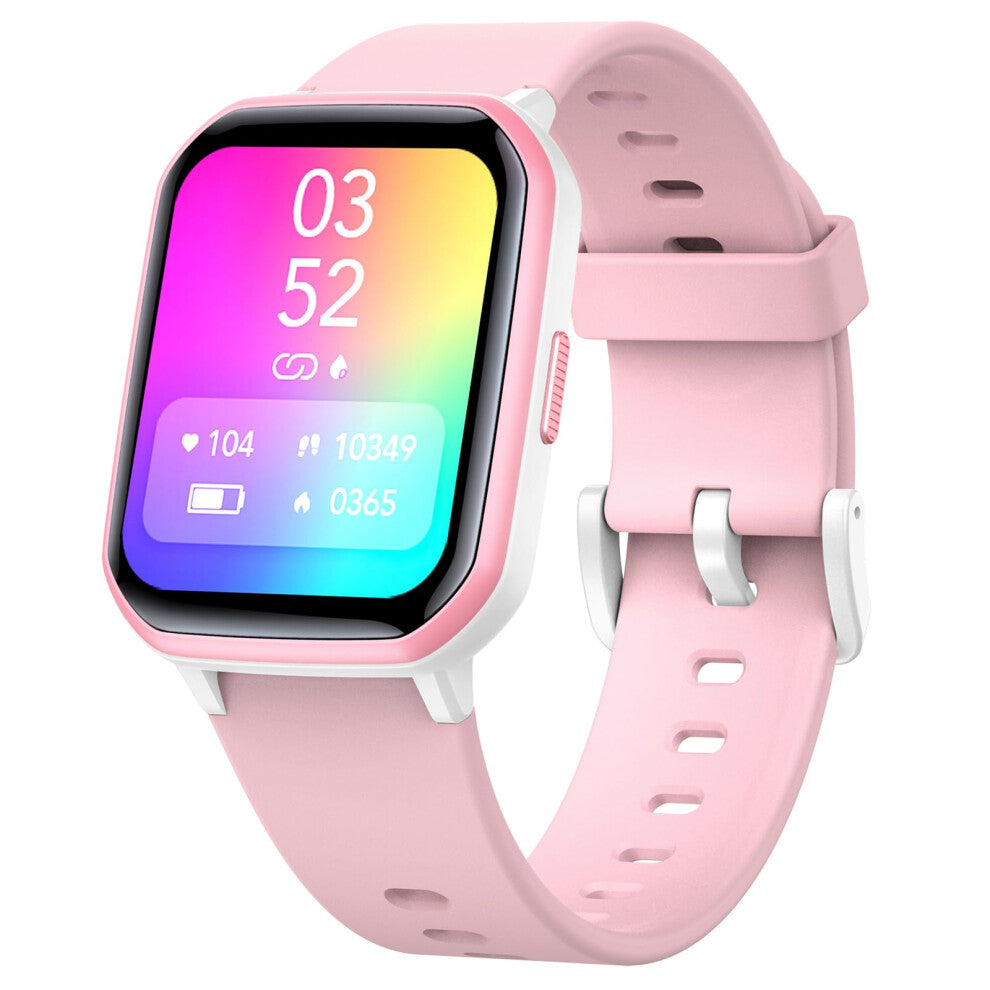 Kids Smart Watch for Girls,IP68 Waterproof Kids Fitness Tracker Watch with 1.5 Inch DIY Face,Heart Rate Sleep Monitor,19 Sport Modes,Calories