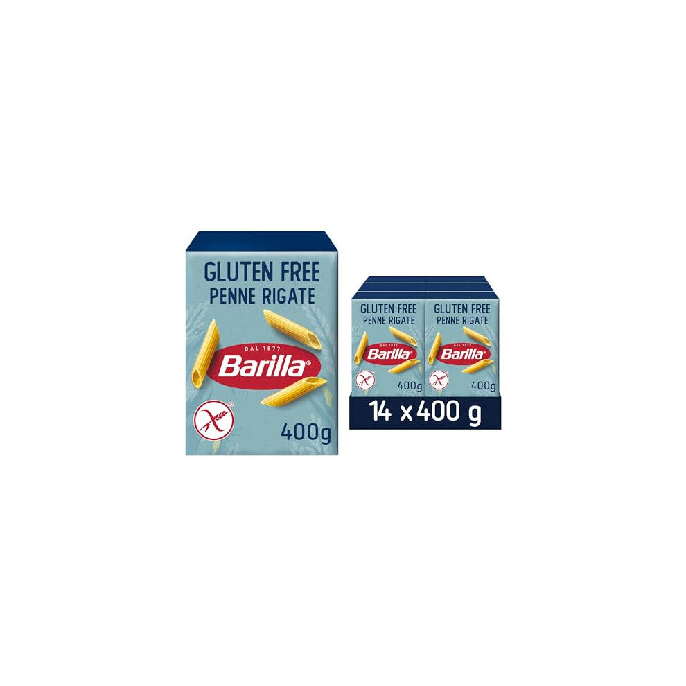 Barilla Pasta Gluten Free Penne Rigate, Pack of 14 x 400g