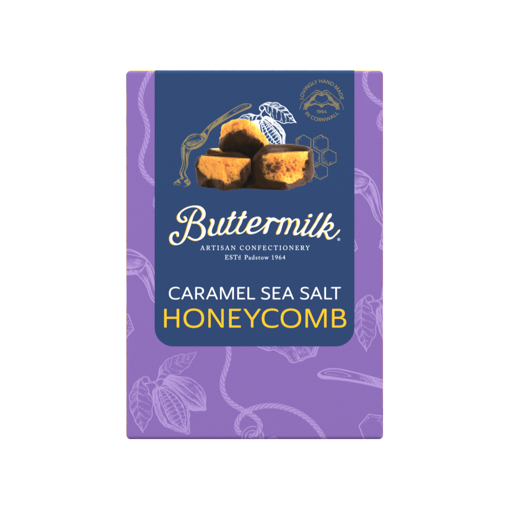 BUTTERMILK Caramel Sea Salt Honeycomb 150g (Pack of 6)