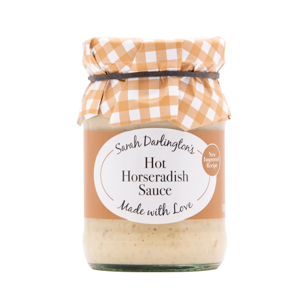 DARLINGTON'S Hot Horseradish Sauce 180g (Pack of 6)