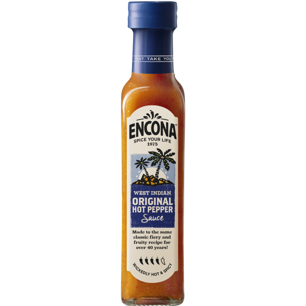 ENCONA West Indian Hot Pepper Sauce 142ml (Pack of 6)