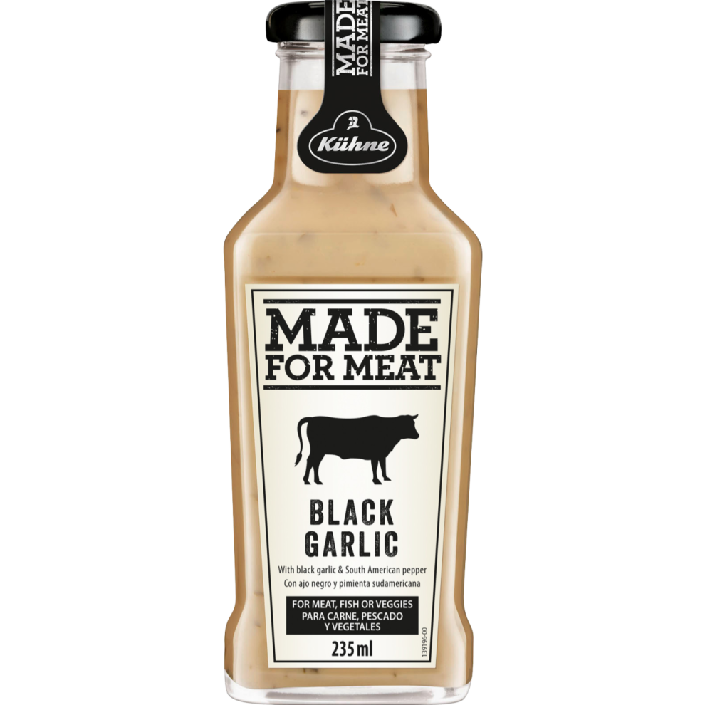 KUHNE Made for Meat - Black Garlic Sauce 235ml (Pack of 8)
