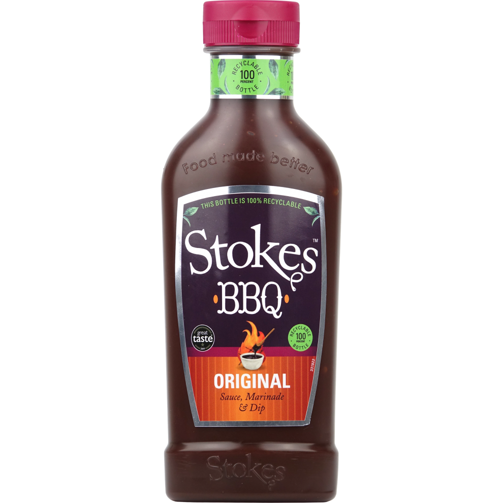 STOKES Original BBQ Sauce - Squeezy 510g (Pack of 10)