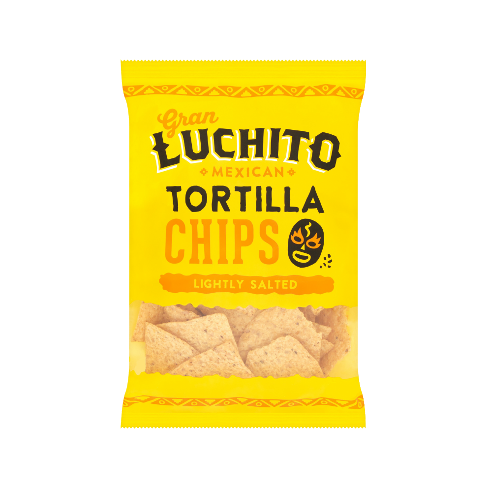 GRAN LUCHITO Tortilla Chips - Lightly Salted 170g (Pack of 10)