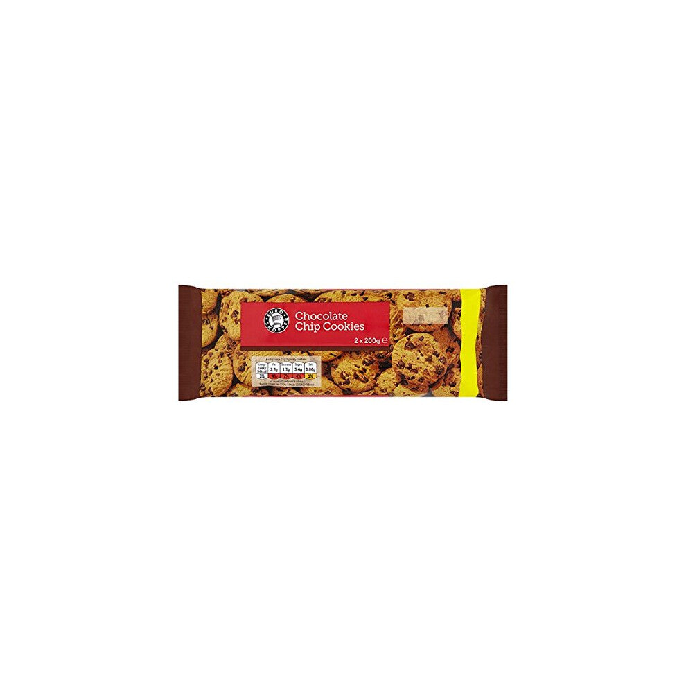 Euro Shopper Chocolate Chip Cookies 2 x 200g (Pack of 12 x 400g)