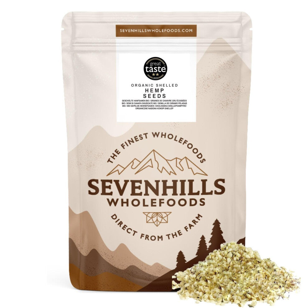 Organic Raw Shelled Hemp Seeds 500g