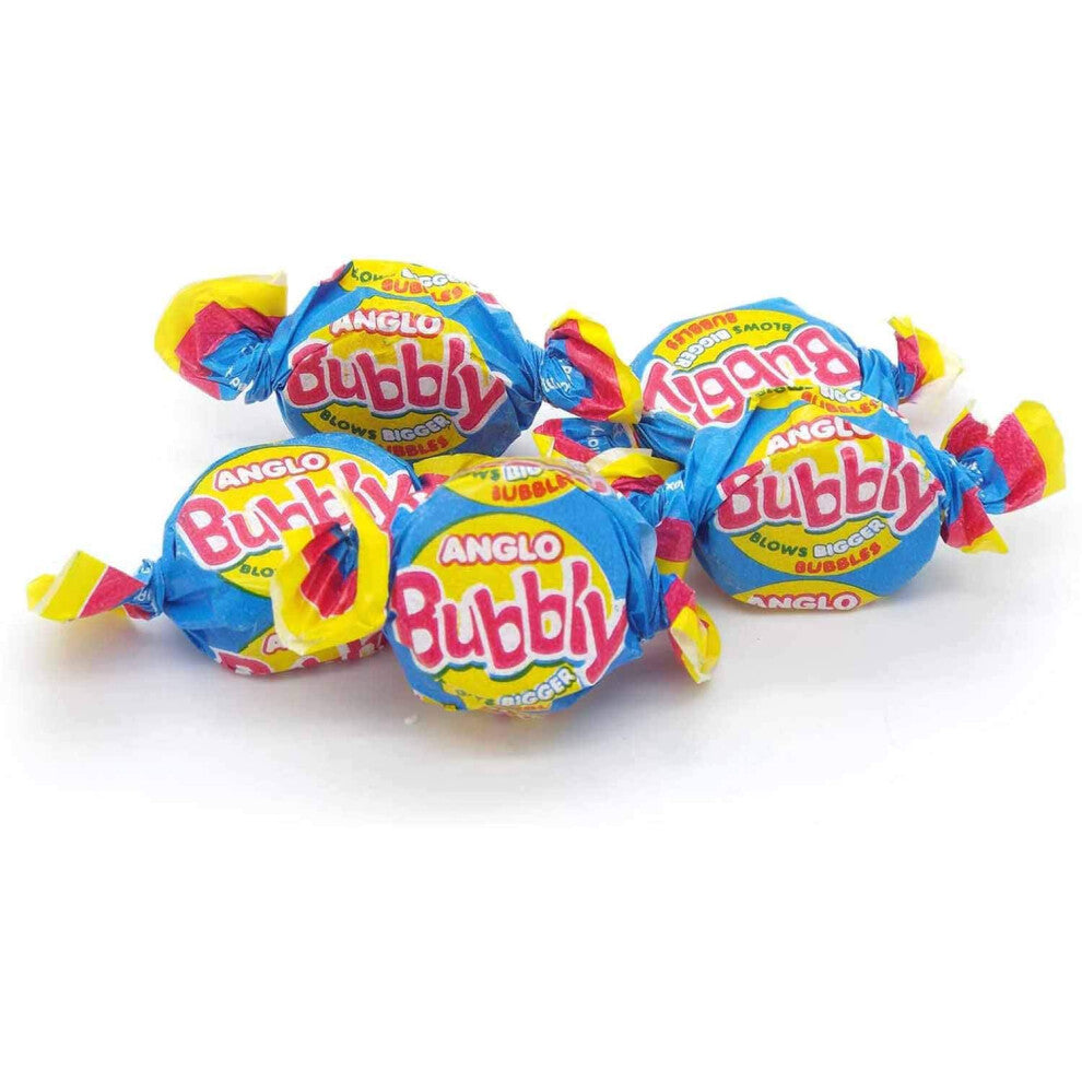 Anglo Bubbly Vegetarian Classic Mix Sweet, Bubblegum Flavour, 50 Pieces