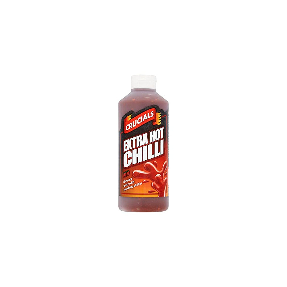 Extra Hot Chilli Squeezy Sauce 500ml (Pack of 3)