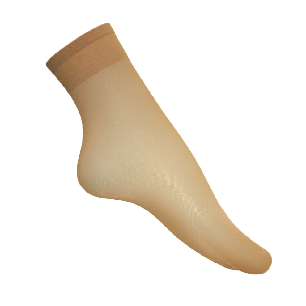 Silky Womens-Ladies Glossy Anklets (3 Pairs)