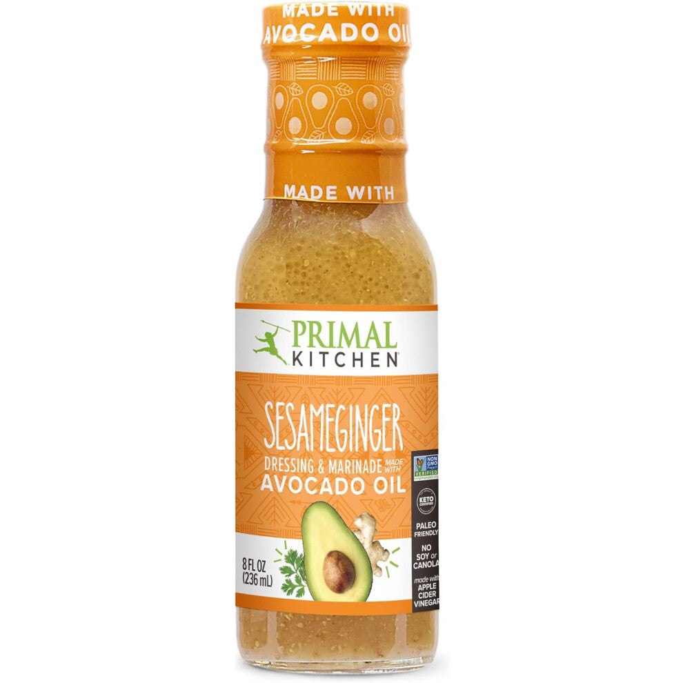 Primal Kitchen, Dressing & Marinade, Sesame Ginger, 236ml