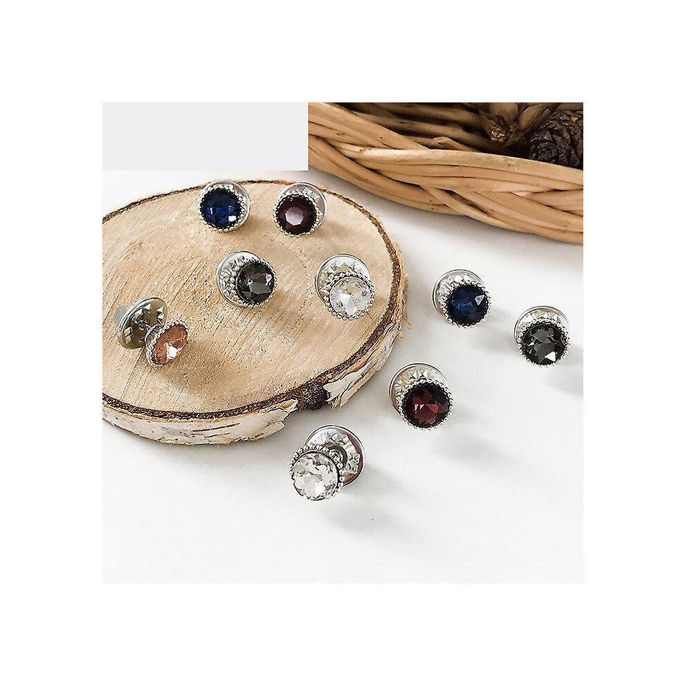 Safety Brooch Buttons, Button Pins Brooch Pins For Clothes For Women Shirt Prevent Clothes Cardigan 10 Pcs