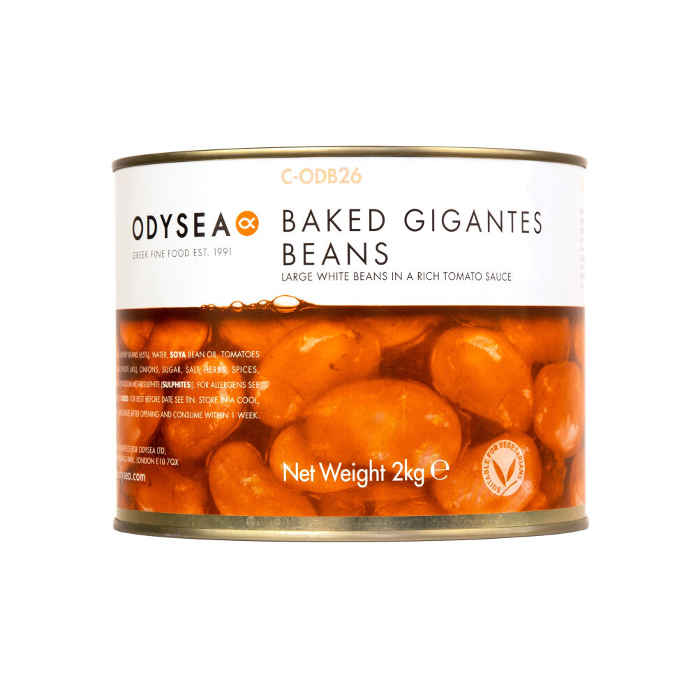 Gigantes Beans in Tomato Sauce 2 Kg, (Pack of 1)