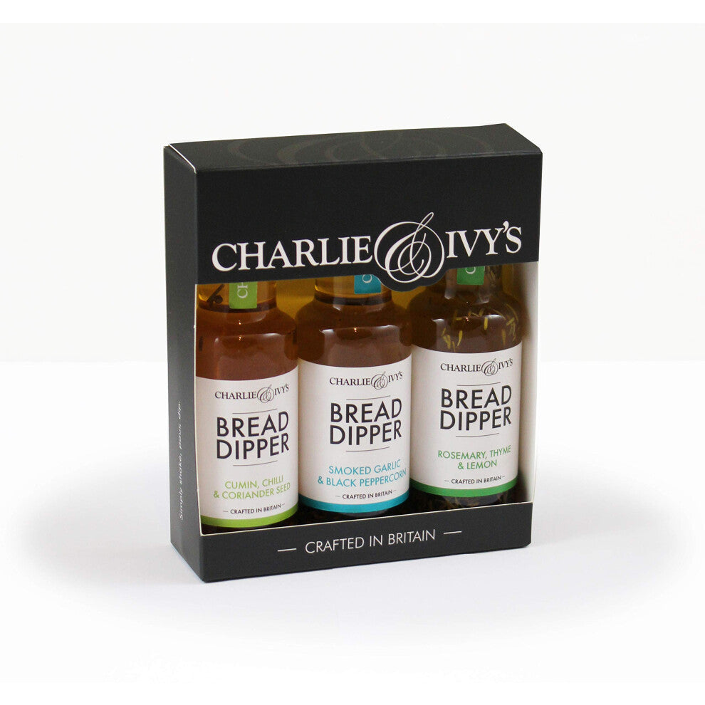 Mini Bread Dipper Pack - 3 x 100ml - British Bread Dipping Oils - Great to dip, dress and drizzle