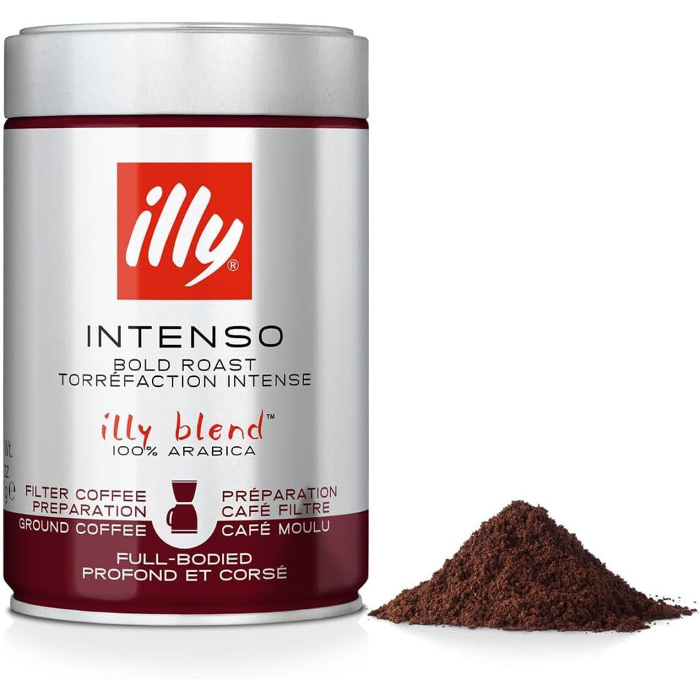 Coffee, Intenso Filter Coffee, Dark Roast, Made From 100% Arabica, 250g