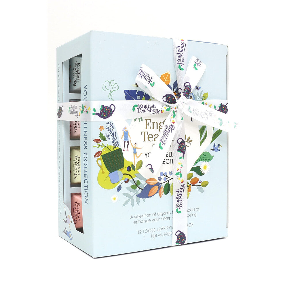 Organic Wellness Tea Collection Prism - 12 Pyramid Tea Bags - 6 Different Flavours., 24 g