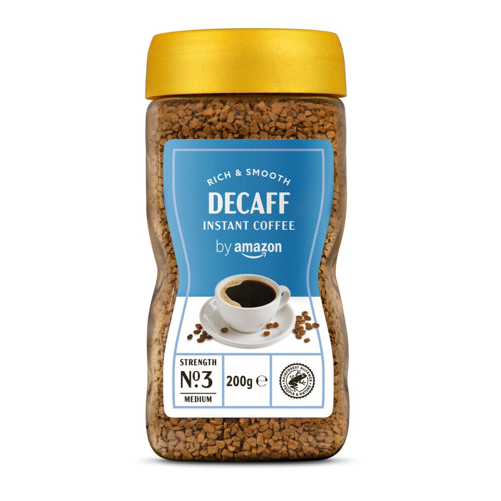 Gold Decaff Instant Coffee, 200g - Rainforest Alliance Certified