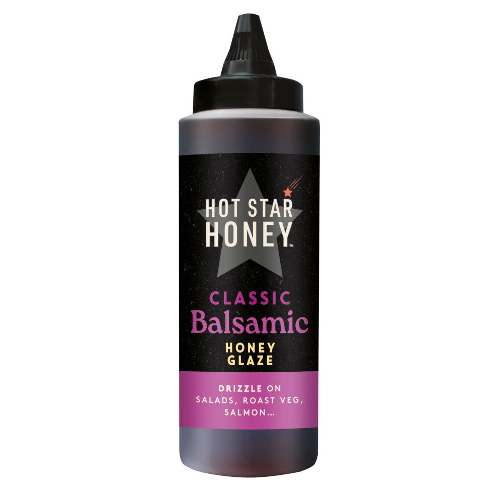 Classic Balsamic Glaze | Hand Crafted Balsamic Honey Glaze | Balsamic glaze Perfect for Chicken, Pizza, Pasta, Steak and Noodle - 330g Bottle