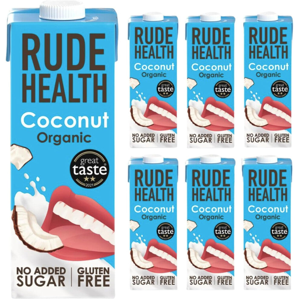 Rude Health Litre Organic Coconut Dairy-Alt Milk Natural Organic Drink