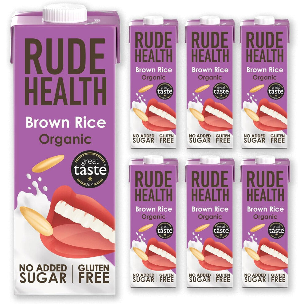 Rude Health 6 x 1 Litre Organic Brown Dairy-Alt Milk, 100% Natural