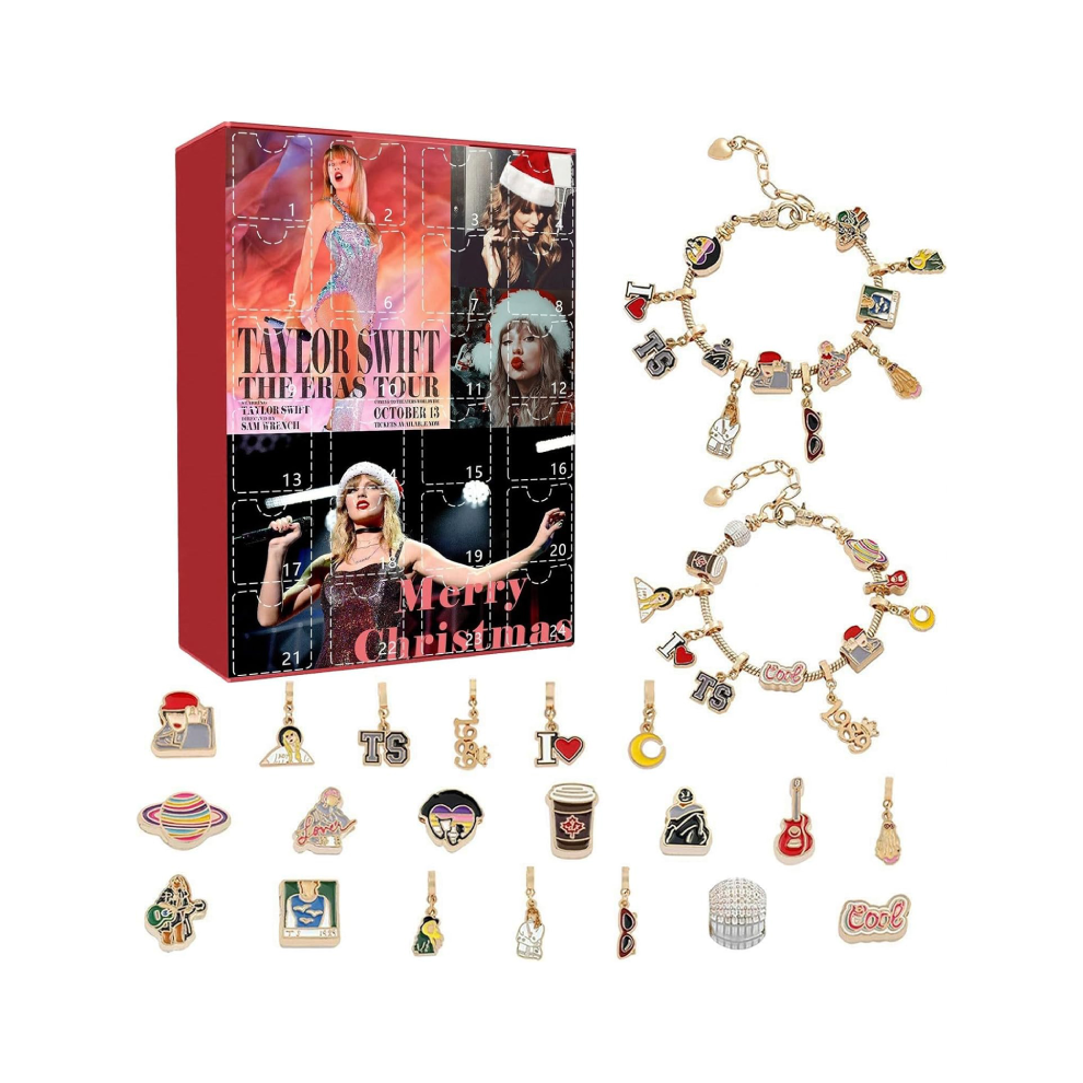(Style B) Bracelet Taylor Swift Ornament Christmas Countdown Blind Box Gift For Holiday