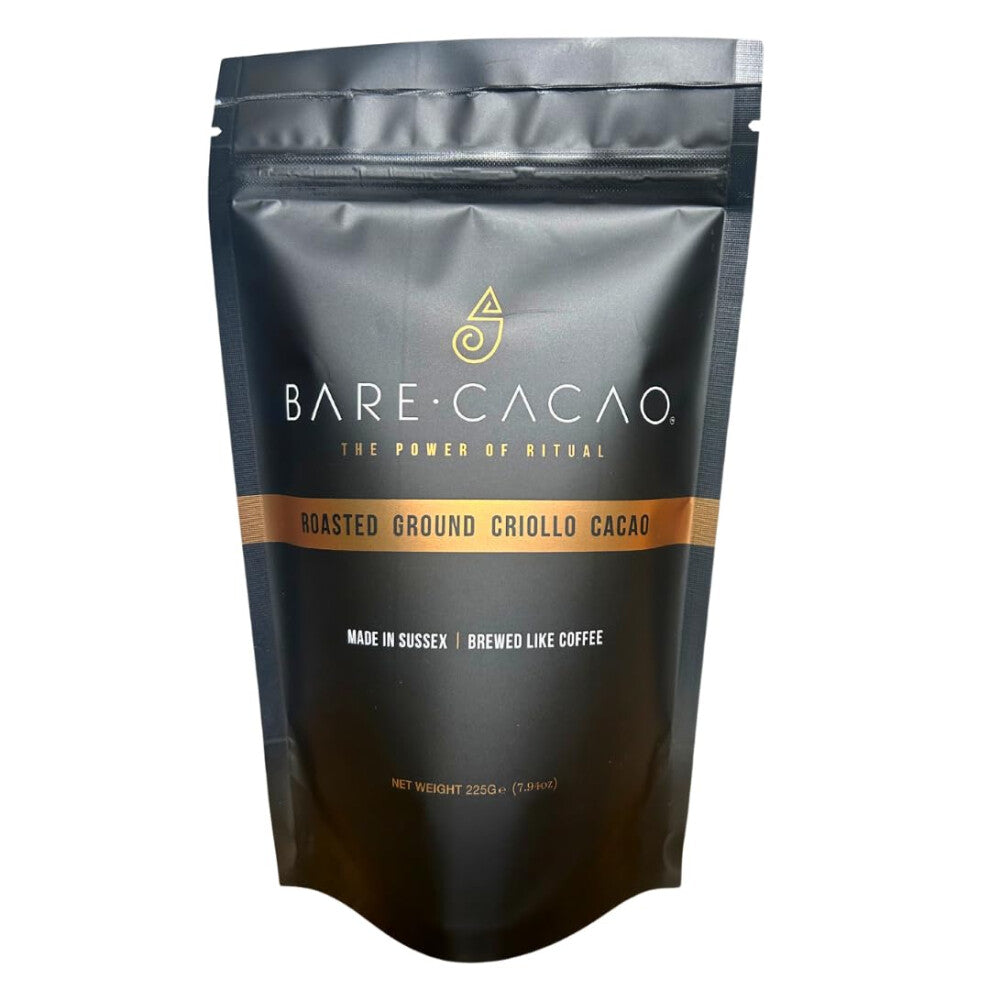 Bare Cacao New Organic Coffee Alternative Drink, Low Calorie, Caffeine and Gluten Free Beverage, Suitable for Vegan and Diabetic, High in Antioxidants
