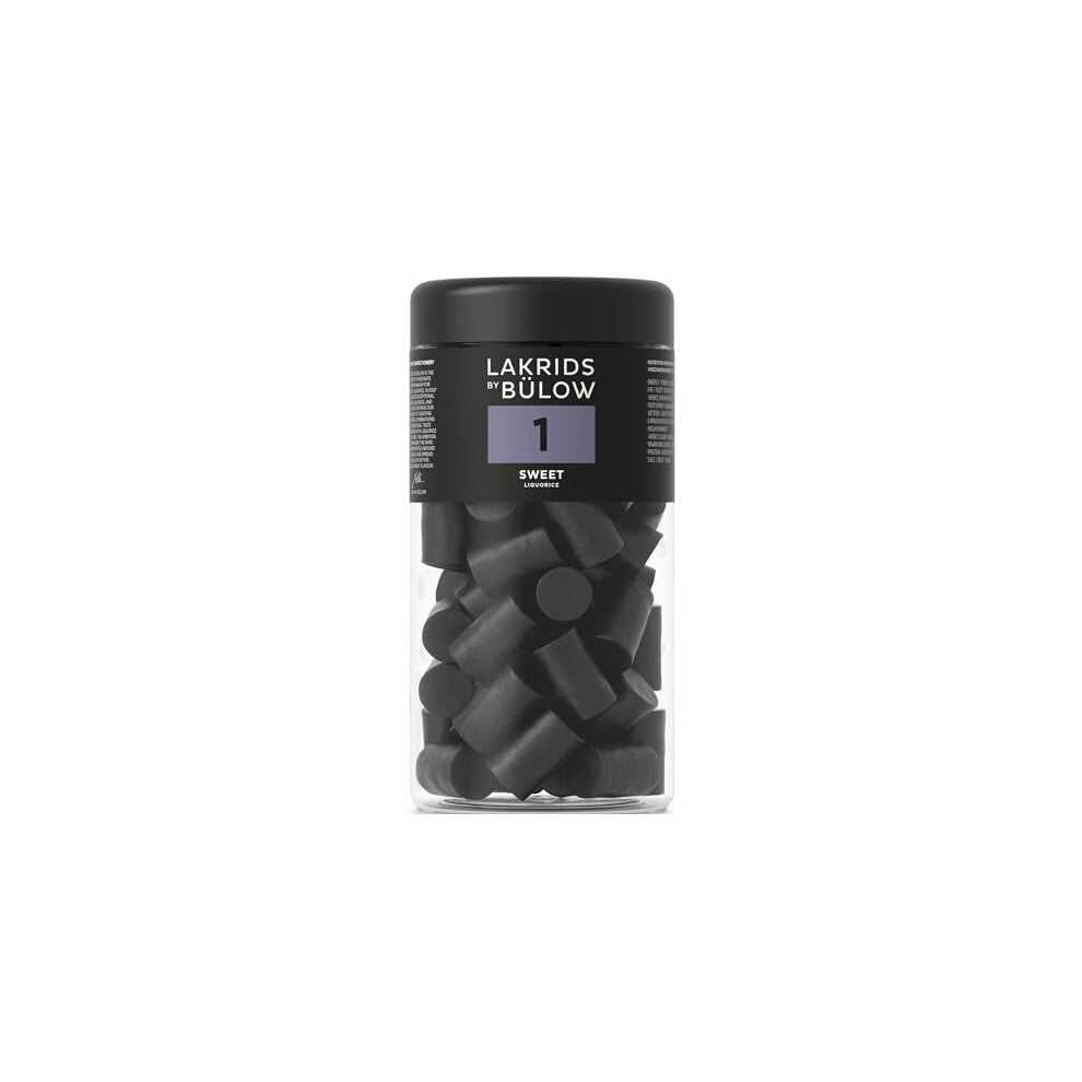 - 1 - Sweet - 360g - Vegan Gourmet Liquorice from Denmark - Gluten Free Sweet Liquorice