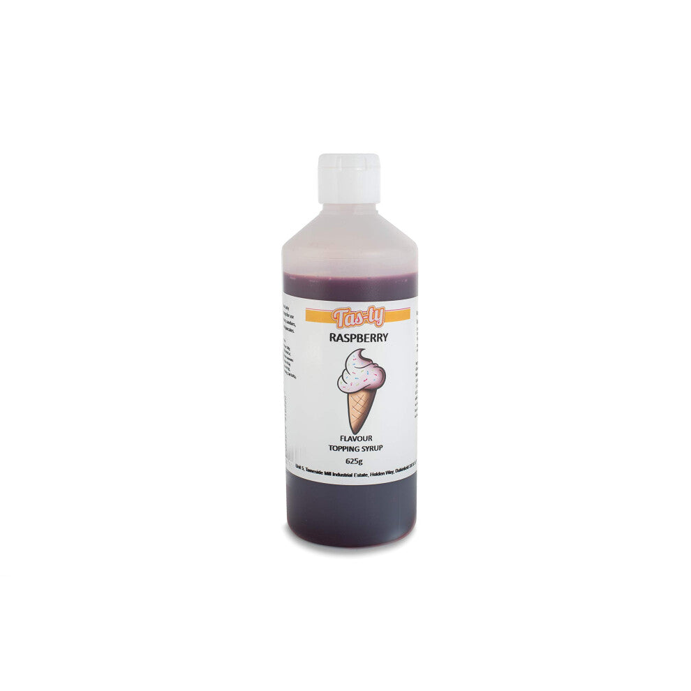 TAS-TY Raspberry Ice Cream Topping Sauce 625g (1)