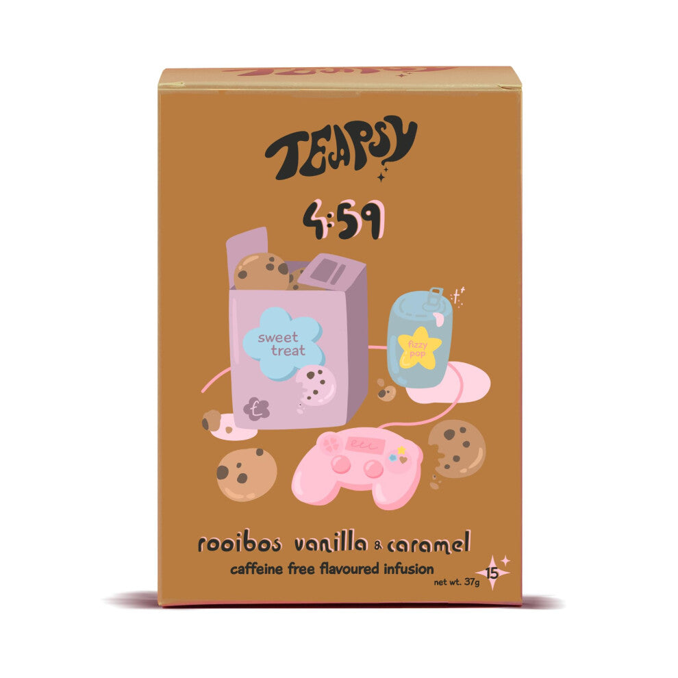 "4:59" Tea | Rooibos, Vanilla, Caramel Tea | 15 Teabags