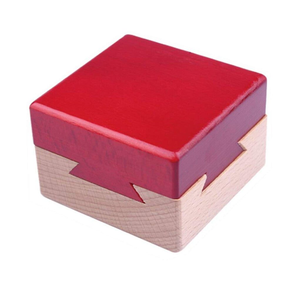 Wooden Puzzle Box Brain Teaser Secret Jewellery Gift Box for Christmas Surprise