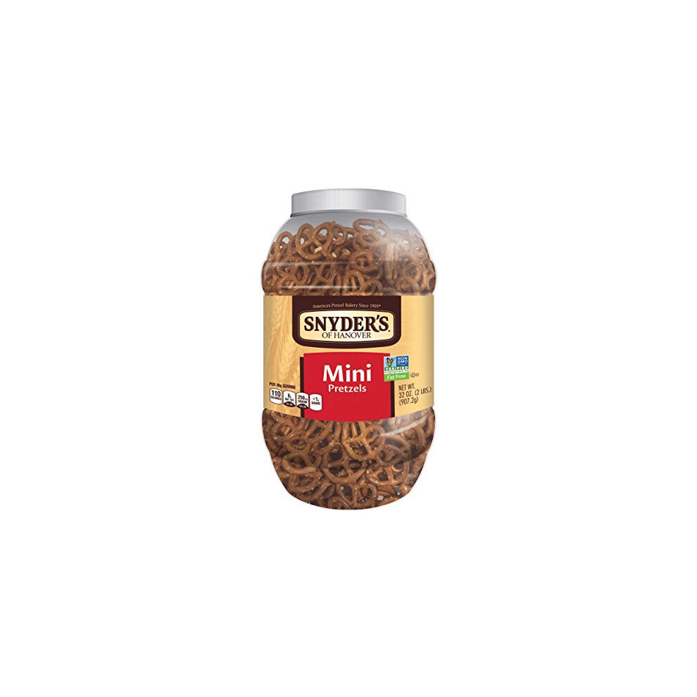 Snyders of Hanover Mini Pretzels, 32 Ounce canister