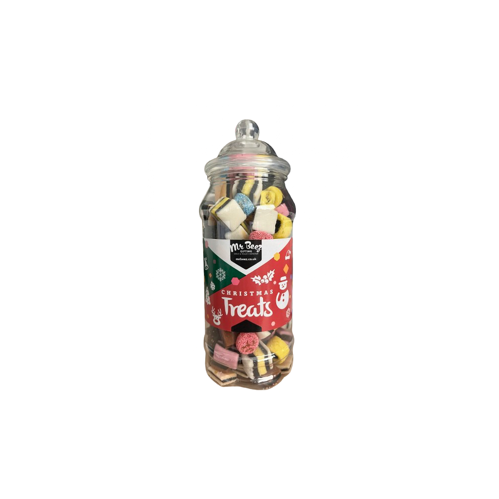Liquorice Allsorts Christmas Treats 650gm Novelty Jars