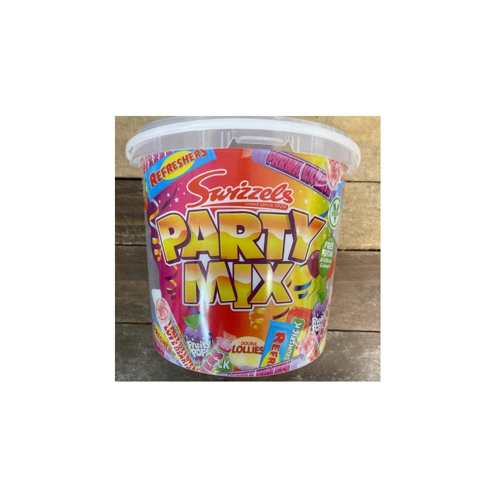 Swizzels Party Mix Tub 785g Delicious Tasty And Twisty Treat