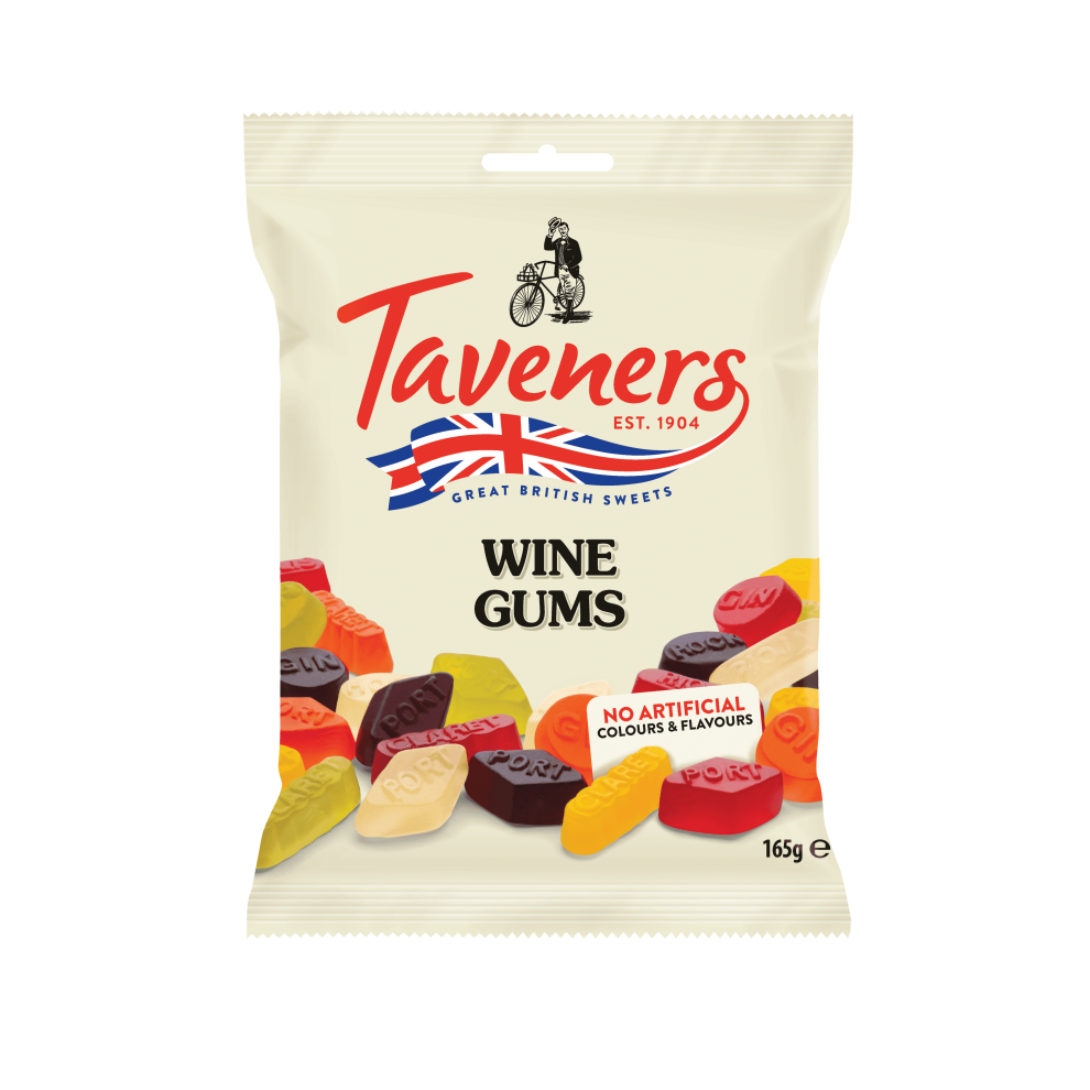 Taverners Wine Gums 165G Bag