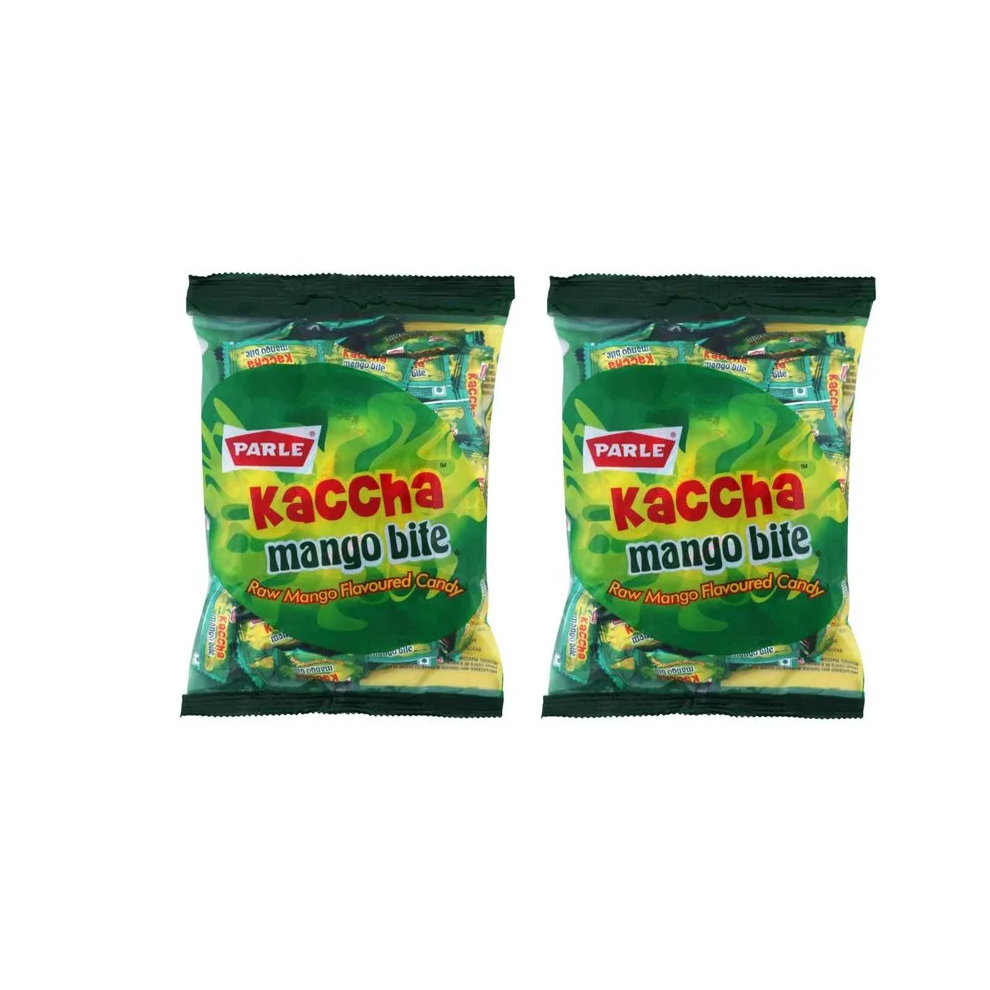 (Candy Kachha Mango Bite, Pack of 2) Varied Flavored Candies 75g -Chocolate Party, Gift