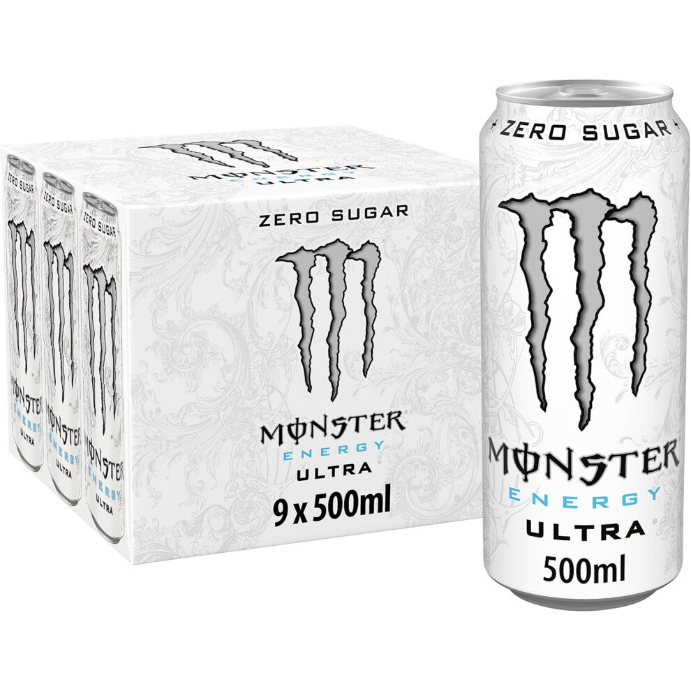 Monster Ultra Energy Drink, 9 x 500ml