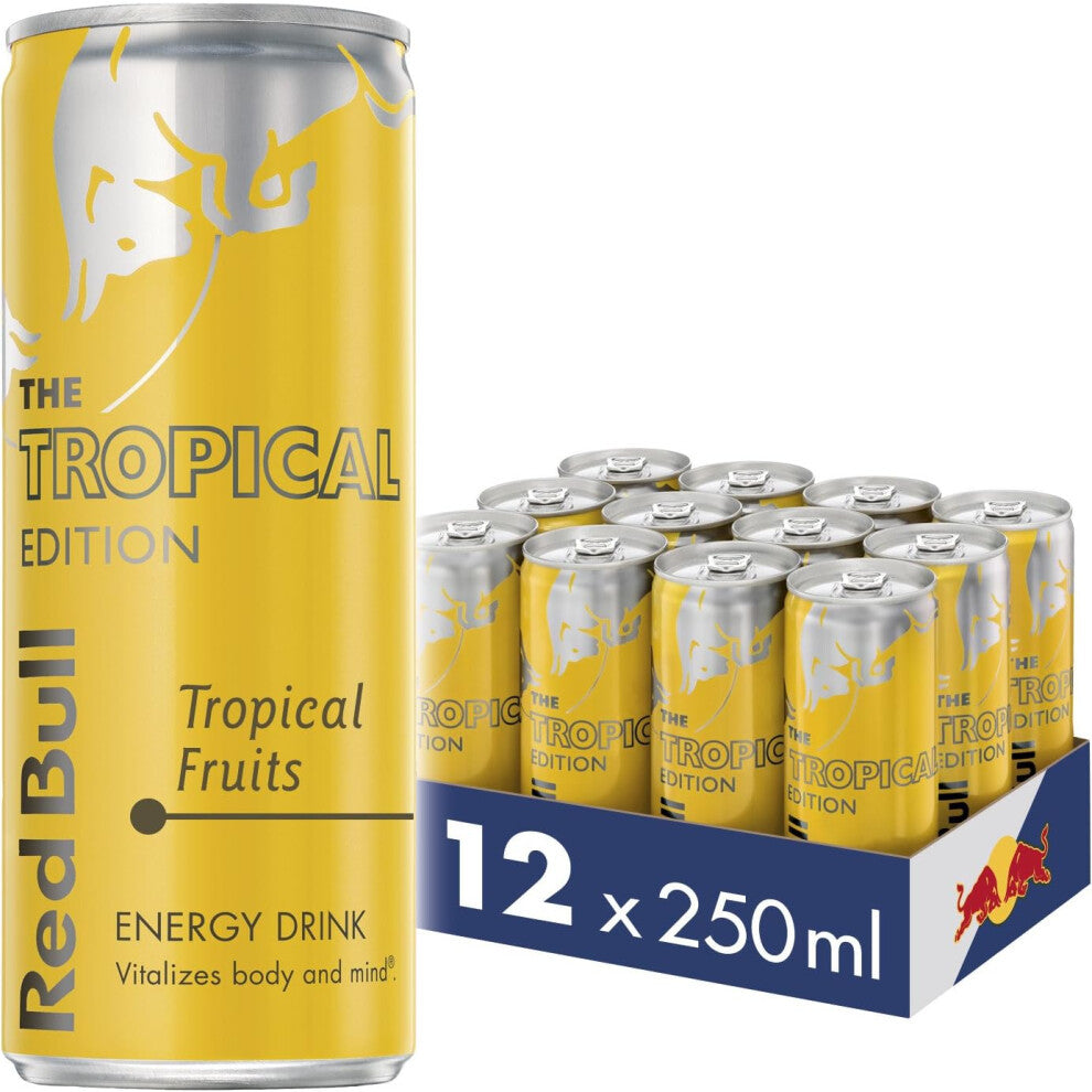 (Tropical) Red Bull Energy Drink 250 ml x12