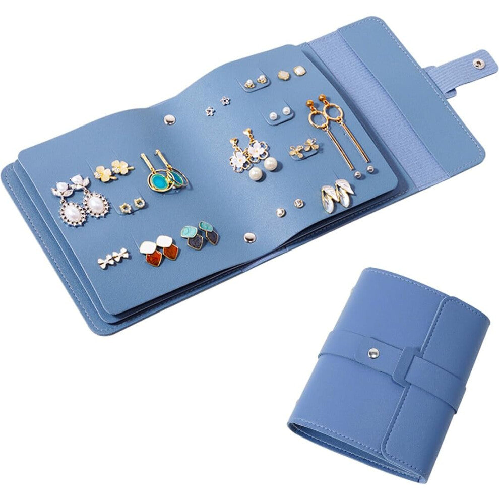 Green Travel Earring Organizer Booklet for Women & Girls
