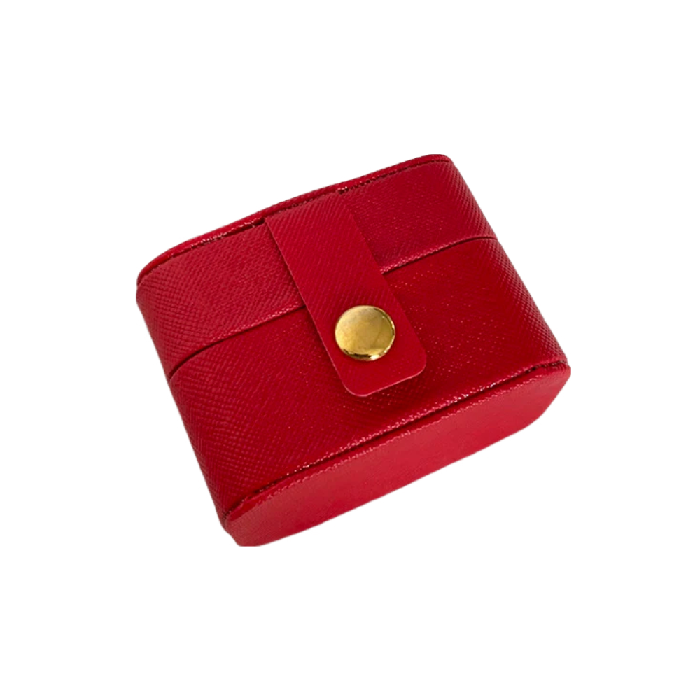 Veile Studios Jewelry Storage Mini Ring Box Portable Organizer Display Travel Leather Holder Jewellery Holders & Organisers