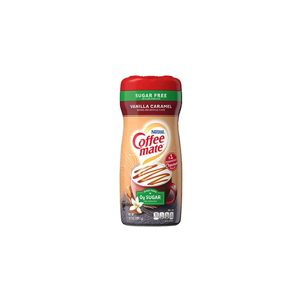 COFFEE-MATE - VANILLA CARAMEL - SUGAR FREE CREAMER - 289.1g - AMERICAN IMPORTED