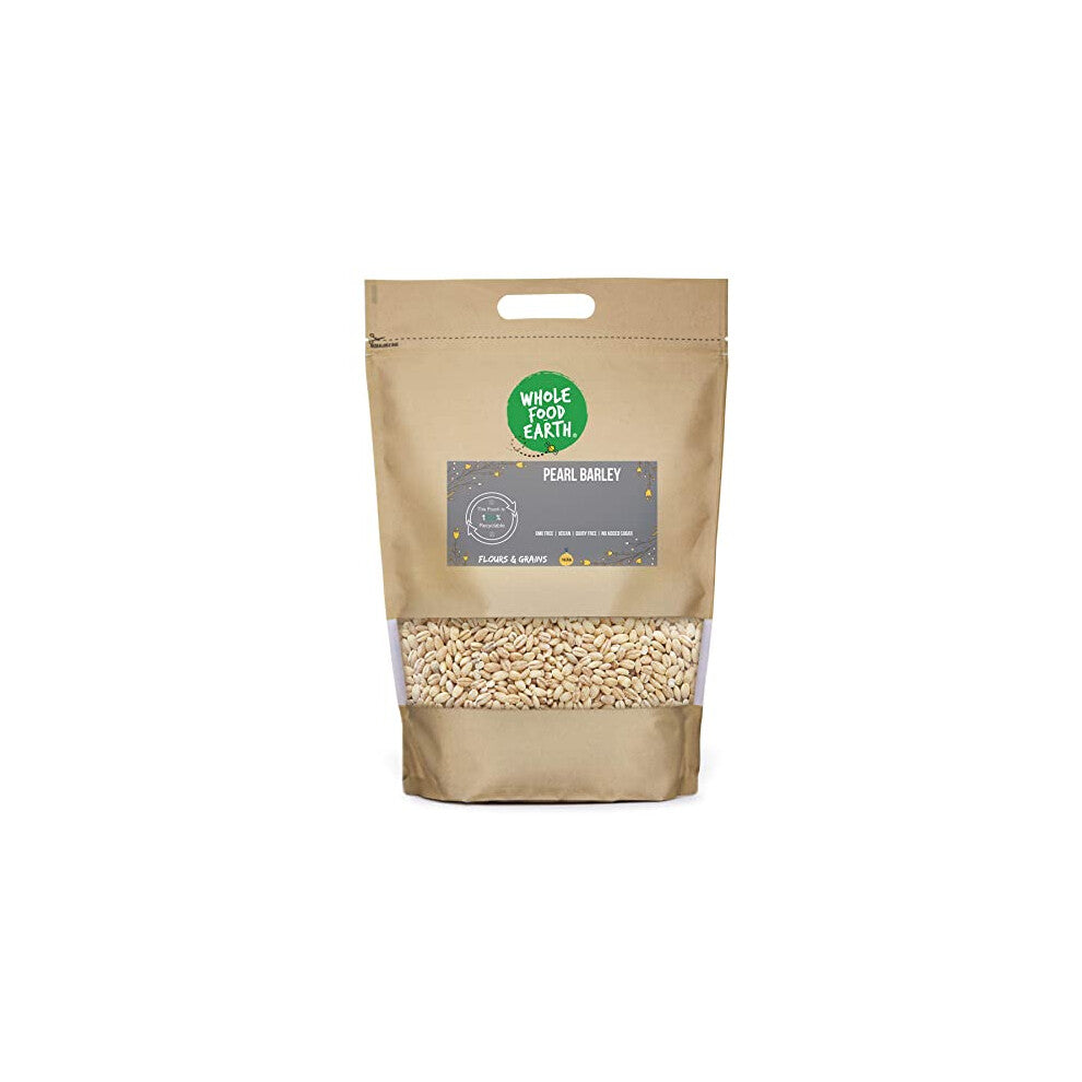 Wholefood Earth - Pearl Barley 2 kg | GMO Free | Vegan | High Fibre