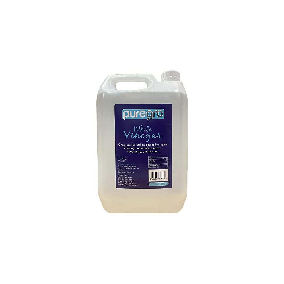 Puregro White Vinegar, 5 Litres