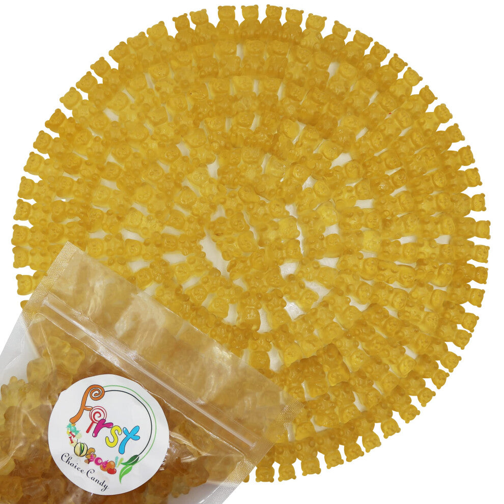 Firstchoicecandy gummy Bears (Pineapple  5 Pound (Pack of 1))