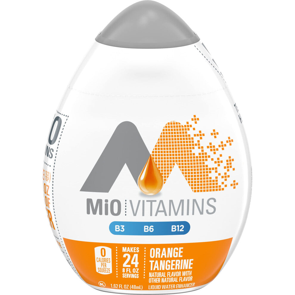 Mio Vitamins Liquid Water Enhancer  Orange Tangerine  162 OZ  12-Pack