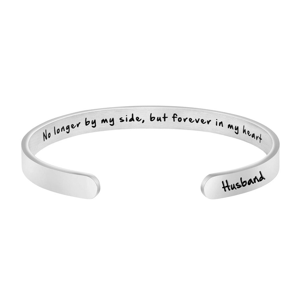 JoycuFF Memorial Gifts for Loss of Husband Personalized Sympathy Brace