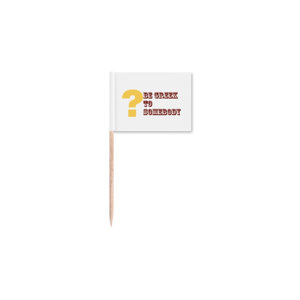 Understanding Common Knowledge English Language Culture Toothpick Flags Marker Topper Party Decoration