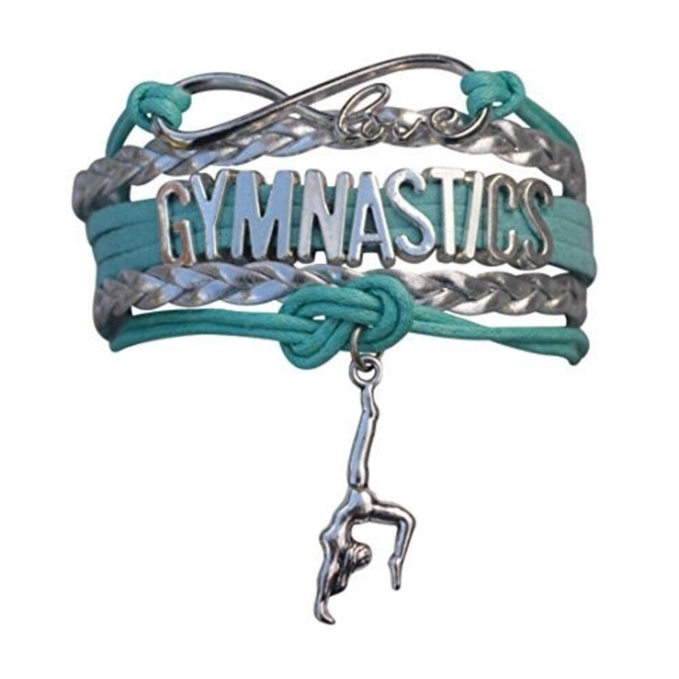 Infinity Collection Gymnastics Bracelet- Gymnastics Bracelet- Gymnastics Jewelry - Gift For Gymnast