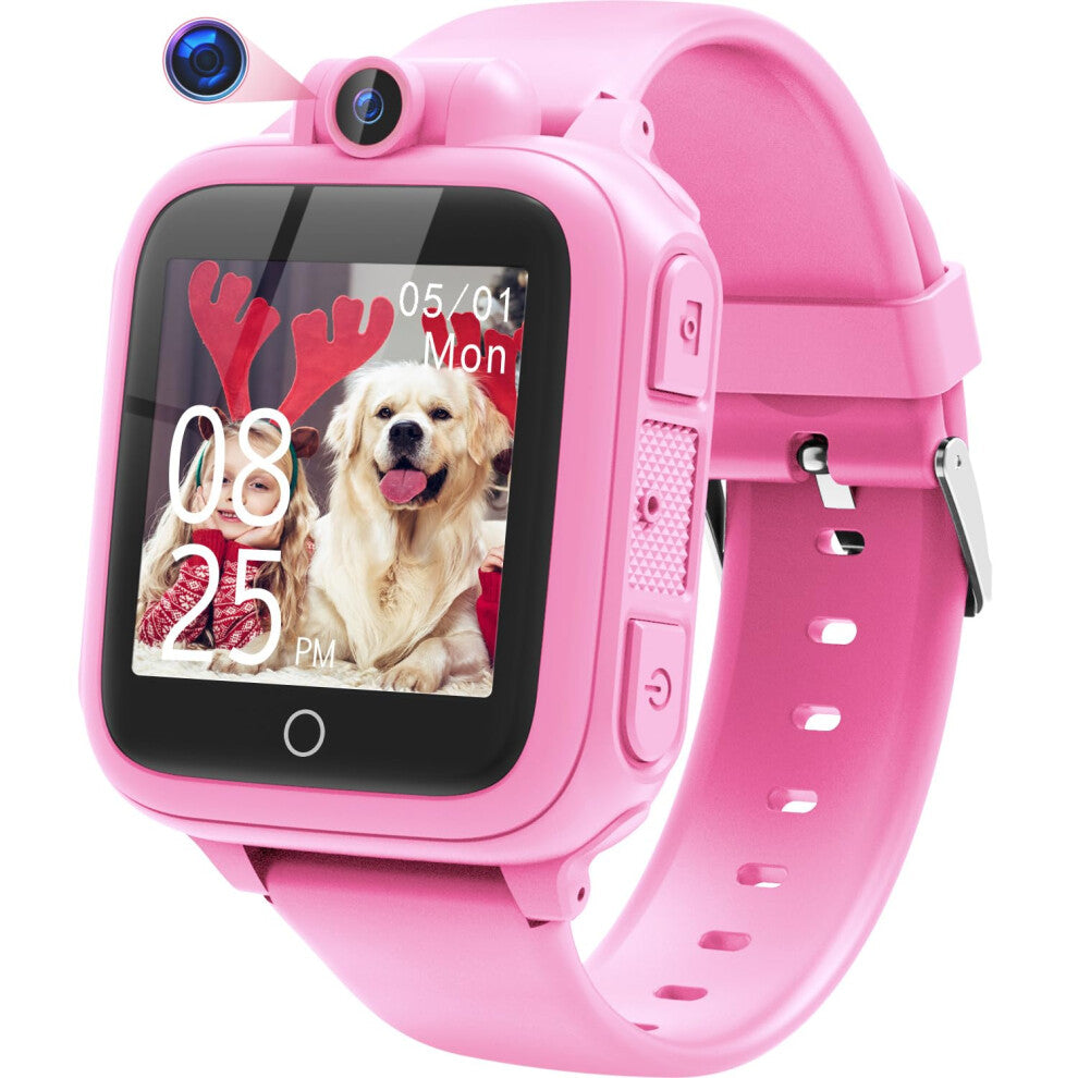 Awatty Smart Watch for Kids Gift for Girls Toys Age 4-8 Camera Video Music 14 Games Alarm Calculator Birthday for Girls Kids Watch Toys for