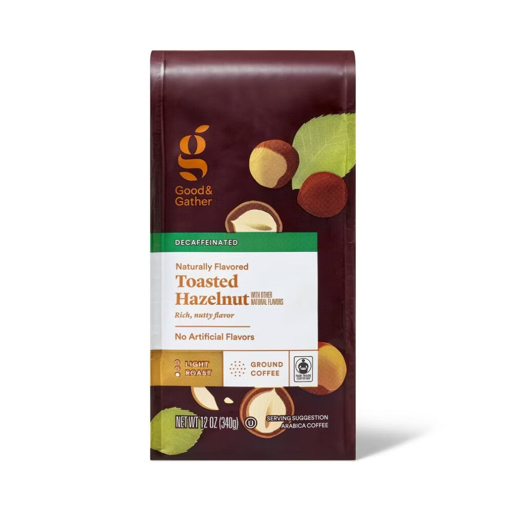 Good & Gather Naturally Flavored Hazelnut Ground Coffee12oz