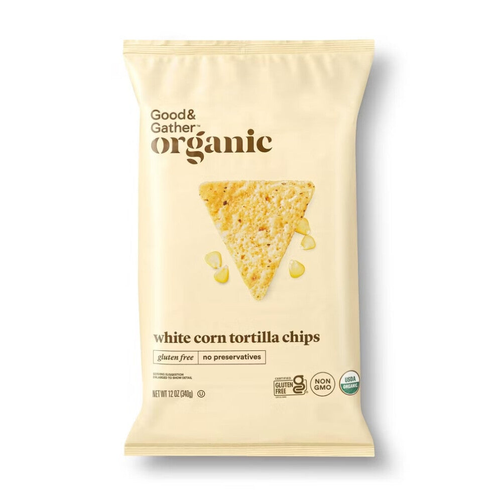 Good & Gather Organic White Corn Tortilla Chips12oz