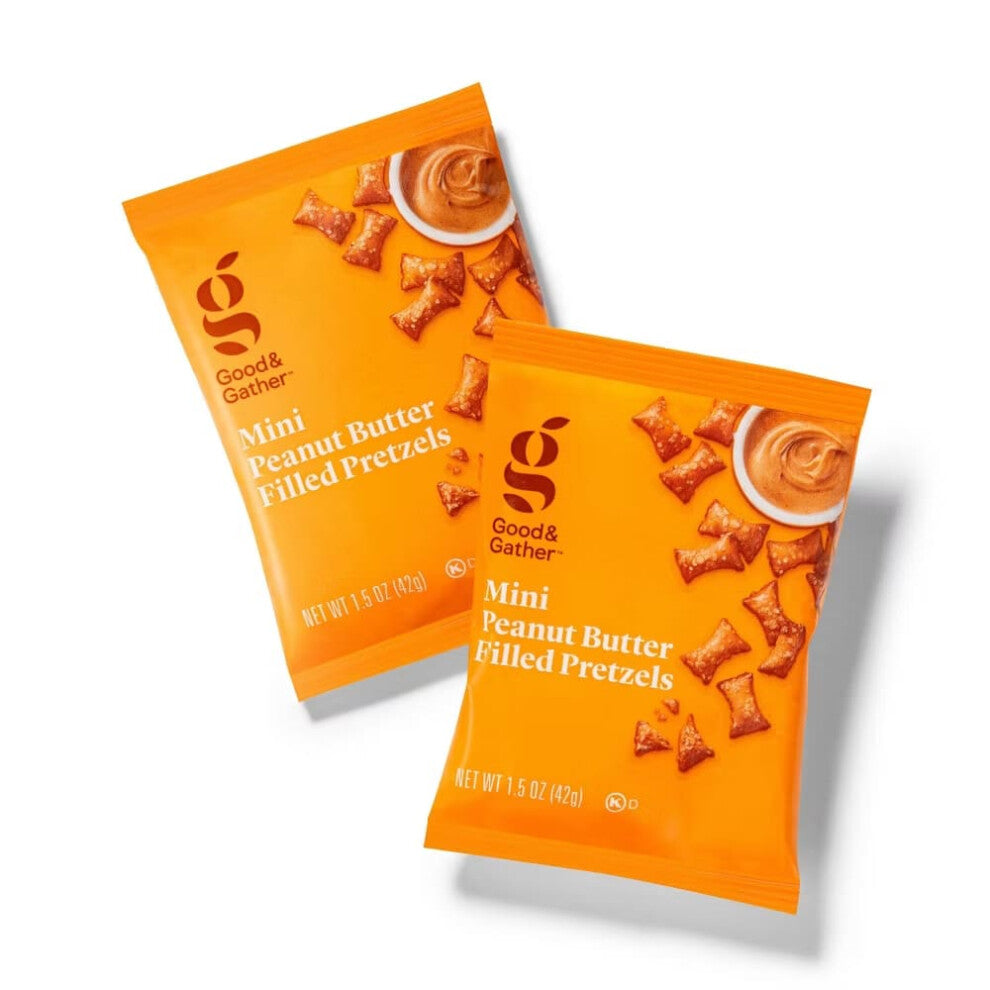 Good & Gather Mini Peanut Butter Filled Pretzels 9ct